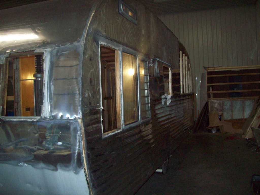 custom Hancock concession trailer working