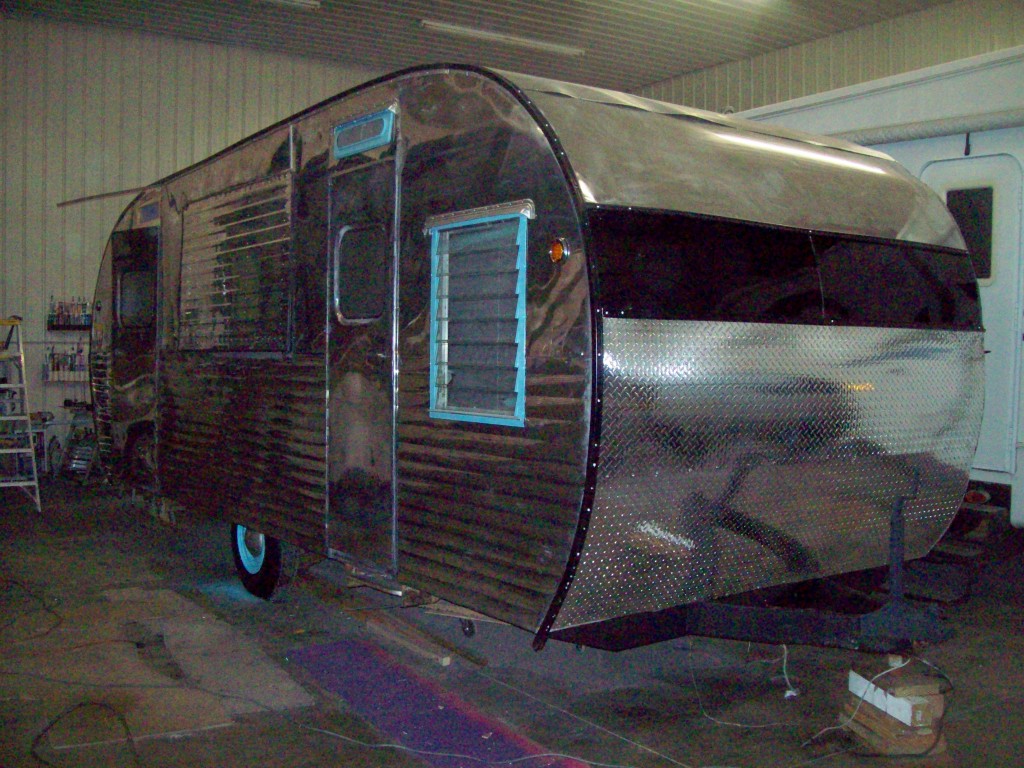 newly remodeled 56 yellowstone vintage trailer